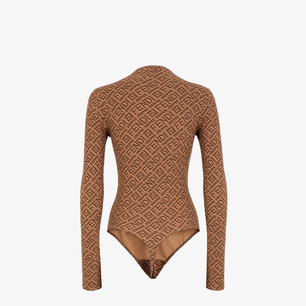 Fendi x Skims Mock Neck Long Sleeve Bodysuit - Picture 15 of 16